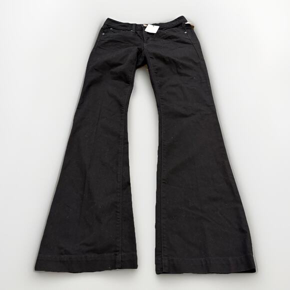 GAP 1969 Long and Lean Womens Black Flare Denim Jeans Size 26/2 NWT NEW - Picture 1 of 11